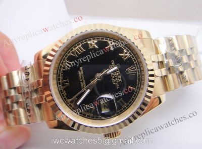 Replica Rolex Yellow Gold Jubilee Datejust Mens Watch watches