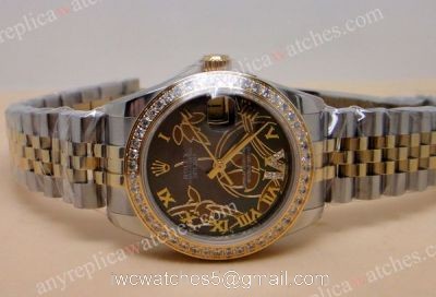 ROLEX DATEJUST SPECIAL EDITION 2-TONE GRAY MEDIUM SIZE watches