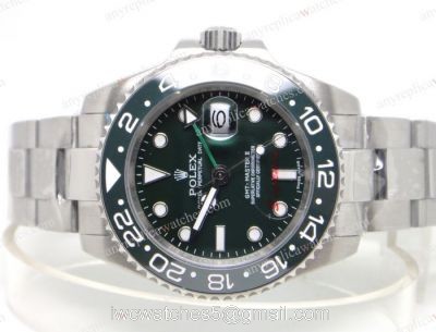 Rolex GMT Master II Dark Green Ceramic Bezel Mens Watch watches
