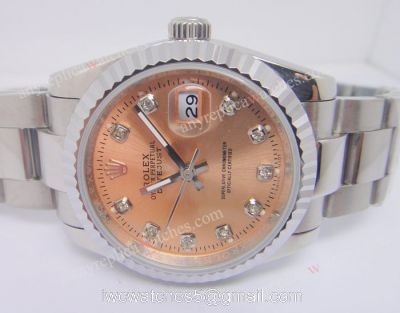 Rolex Datejust Copy Watch SS Champagne face Replica Watches for sale watches