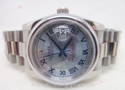 Rolex Mens Datejust Watch SS Blue Roman Buy Knockoff watches