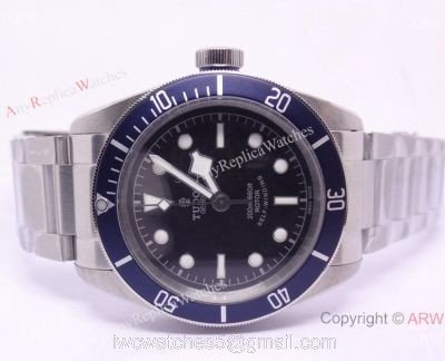 Replica Tudor Geneve Heritage black Bay Black dial / blue bezel Automatic watches