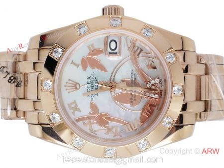 NEW Rolex Datejust Special Edition Rose Gold Masterpiece 34mm watches