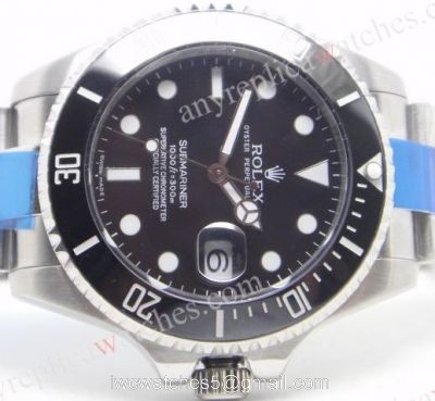 Upgraded Version Extra Large 41mm Rolex Submariner Watches SS Black Ceramic Bezel watches