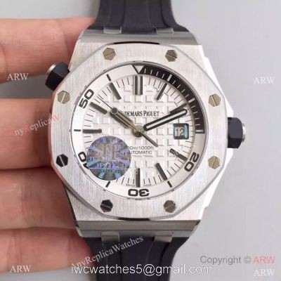 Swiss Audemars Piguet Royal Oak Offshore 3120 SS White Dial Watch Copy watches