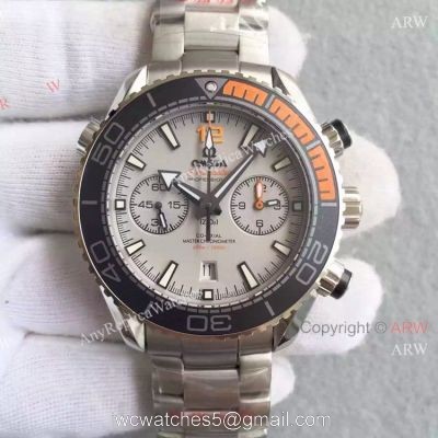 (OM)Swiss Copy Omega Seamaster 600m Planet Ocean Master Gray Chronograph Watch watches