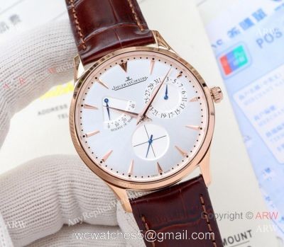 High Quality Jaeger LeCoultre Master Ultra Thin Reserve de Marche Watch Silver Dial watches