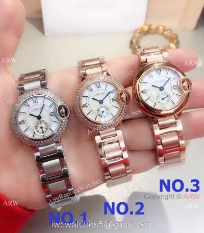 Clone Cartier Ballon Bleu de 28mm Watch Quartz Movement watches