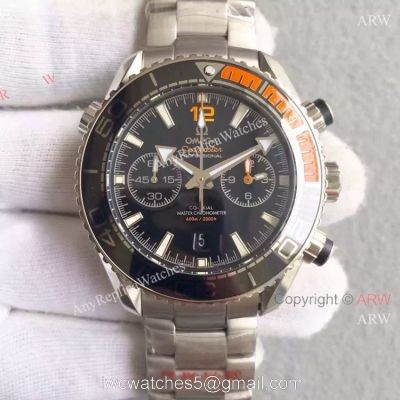 (OM)Swiss Replica Omega Seamaster 600m Master Black Orange Bezel Watch watches