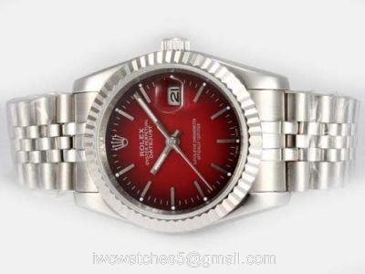 Replica Red Face Rolex Datejust Watch Stainless Steel Jubilee watches