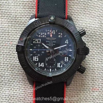 Breitling Avenger Hurricane military Replica Watch Red/Black Rubber Strap watches