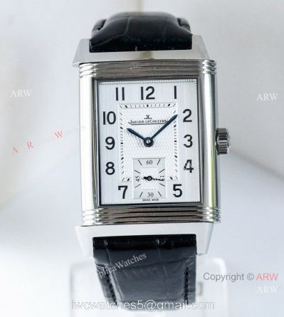 AN Factory Swiss Replica Jaeger-LeCoultre Reverso Duoface White Face Watches watches