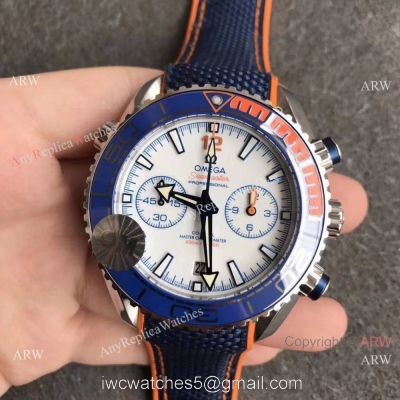 (OM) Swiss Grade Copy Omega Seamaster 9900 Blue Ceramic Bezel Watch watches