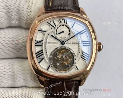 Swiss Grade One Cartier Drive De Rose Gold Watch Power Reserve watches