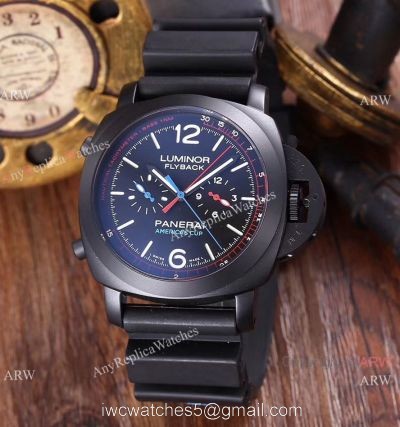 Luminor Flyback Rubber Watch Panerai Americas Cup watches