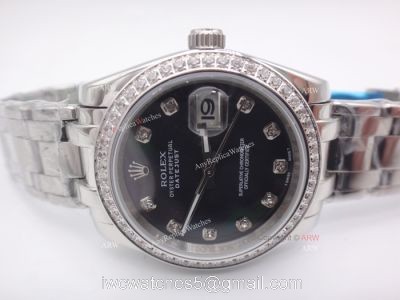 Rolex Datejust Pearlmaster 36mm Replica Rolex Diamond Bezel Watch watches