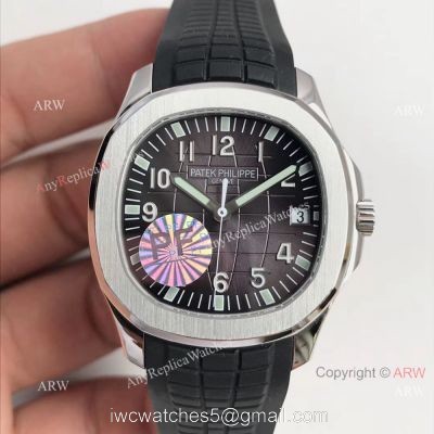 Copy Swiss Cal 324 Patek Philippe Aquanaut Grey Dial Watch watches