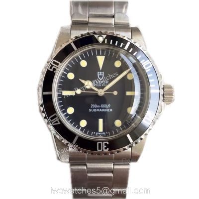 Clone Swiss ETA 2836 Replica Vintage Tudor Snowflake Submariners SS Black Bezel Watch watches