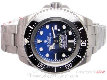 High Quality Rolex Deepsea Sea-Dweller D-Blue Dial 44mm Replica Watch watches