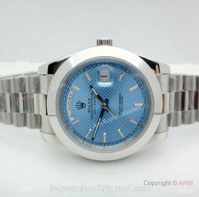 High Quality Rolex Day Date Ice Blue Replica Watch 40mm Presidential watches