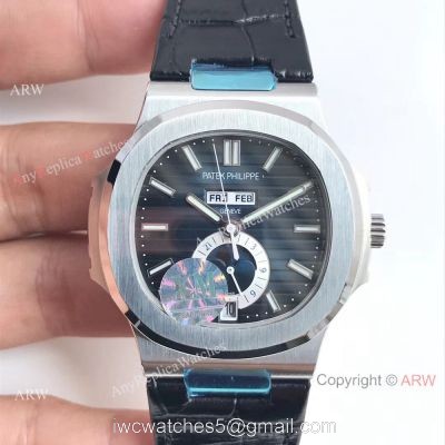 Swiss Patek Philippe Nautilus Day Date Blue Dial Watch Replica watches