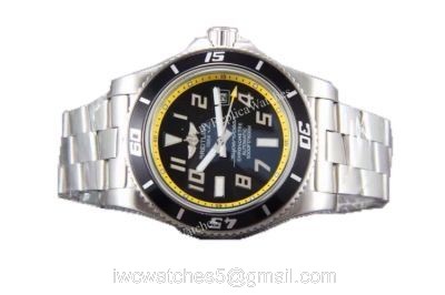 Breitling Superocean Chronometre Abyss Watch Stainless Steel Yellow Inner watches