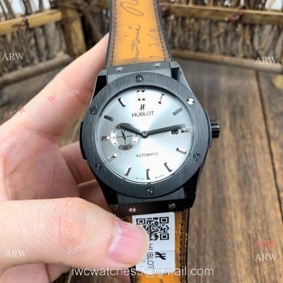 Copy Hublot Classic Fusion Black Case Automatic Watches 42mm watches