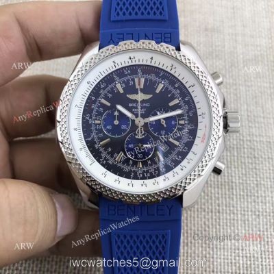 Breitling 1884 Bentley Motors T SS Black Dial w Blue Sub-dial Watch watches