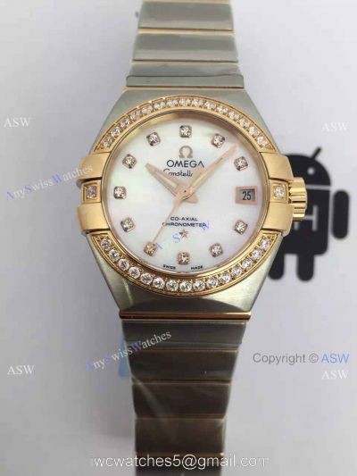 Replica Swiss Omega Constellation Watch Diamond Dial watches