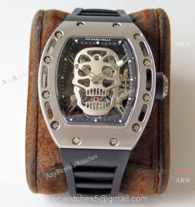 Swiss 1:1 Richard Mille RM052 Titanium Skeleton Replica Watch 43mm watches