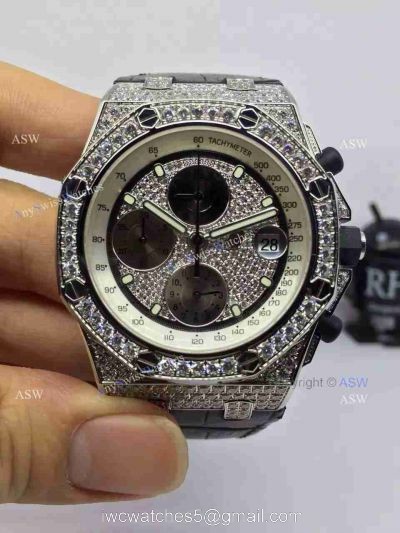 Swiss Replica Audemars Piguet Watch Diamond Dial / Diamond Case watches