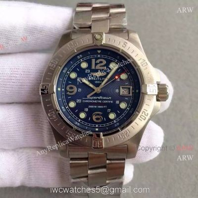 Knockoff Breitling Superocean Steelfish Watch Stainless Steel Blue Face watches