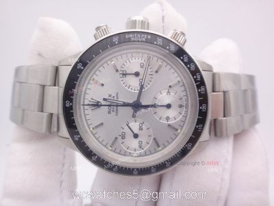 Replica Rolex Vintage Paul Newman Daytona 7750 Silver Dial Watch New Upgrade watches