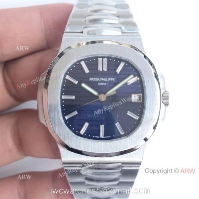 Copy Swiss Patek Philippe Nautilus 40th Anniversary Blue Dial Watch watches