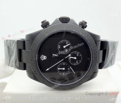 Newest Replica Rolex Daytona Automatic Watch w/ All Black Case watches