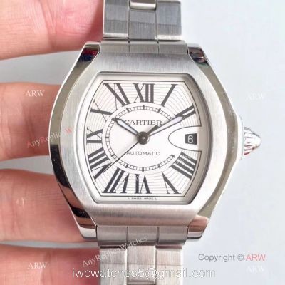 Swiss Grade Cartier Roadster ETA 2892 Stainless Steel Watch Replica watches
