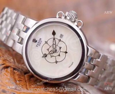 AAA Replica Tudor Clair de Rose Ladies Watch SS White MOP watches