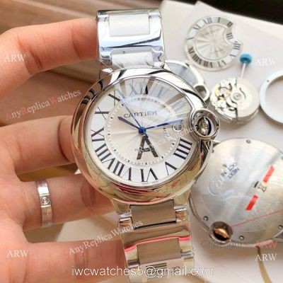 Copy Cartier Ballon Bleu 8215 Automatic Watch Stainless Steel 42mm watches