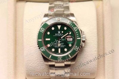 Green Face Rolex Replica Submariner Watch Swiss Eta 2836 Movement watches