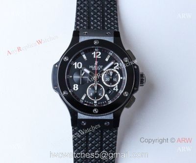 Swiss Grade Replica Hublot Big Bang V6 Chronograph Watch Black Case watches