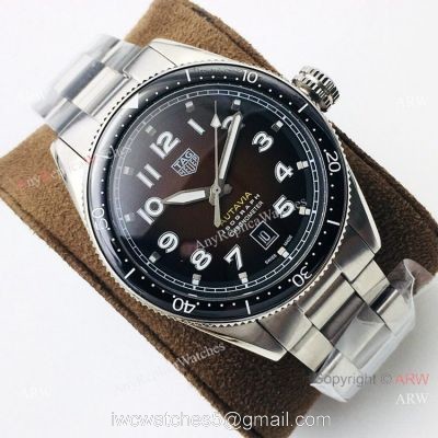 AAA Replica TAG Heuer Autavia Chocolate Dial Watch Swiss 2836 watches