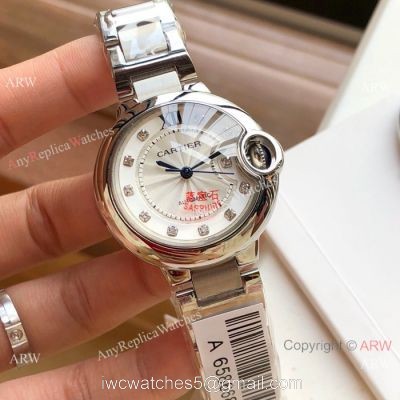 Swiss Quality Womens Fake Cartier Watch Ballon Bleu de 33mm watches