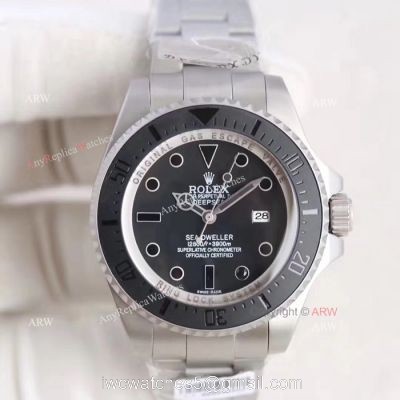 High Quality Rolex Sea Dweller Deepsea Replica Watches Black Dial 44MM watches