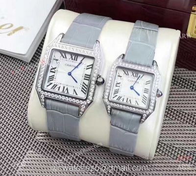 High Quality Cartier Santos Diamond Replica Watch Lover watch watches