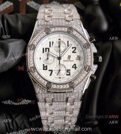 Buy Replica Audemars Piguet Iced Out Royal Oak Offshore Watch 44mm watches