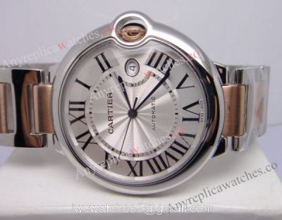 40mm CARTIER Ballon Bleu Replica Watch 2-Tone Rose Gold watches