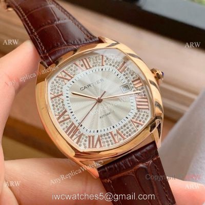 Swiss Quality Cartier Drive De Rose Gold Asia 8215 Watch watches