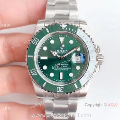 NEW UPGRADED V3 Swiss Rolex Submariner Hulk Replica Watch Green Dial watches