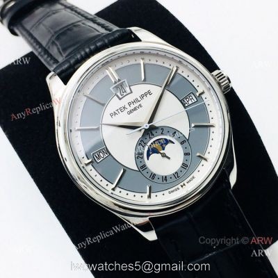 AAA Replica Patek Philippe Annual Calendar Blue Dial Men Watch Cal324 watches