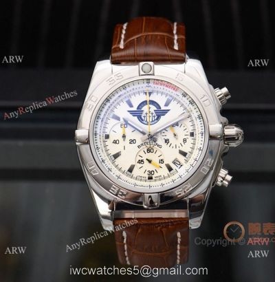 Best Quality Copy Breitling Chronomat 01 White Chronograph Watch watches